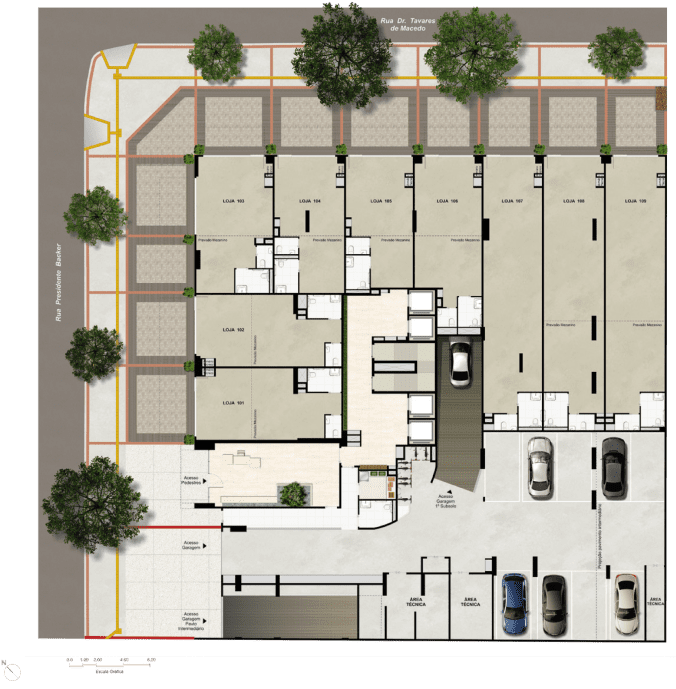 Planta Térreo Lojas