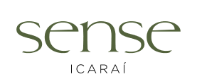 Logo Sense Icaraí com letras na cor verde.
